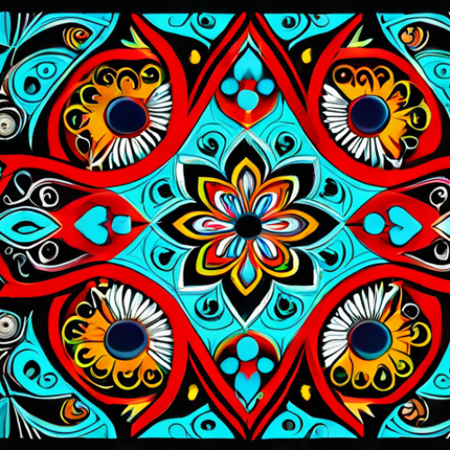 Home 6 **
A vibrant digital artwork showcasing a traditional Bengali "alpana" design, rendered with data-driven algorithms. Intricate patterns intertwine, highlighting the fusion of cultural heritage and modern technology. Bold colors, perfect symmetry, and high-resolution detail create a visually stunning representation of data-driven art, reflecting ethical considerations in its creation.
**