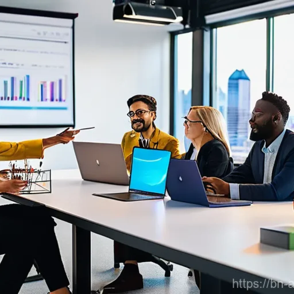 콘서트 기획 및 제작 - **Prompt: The Masterminds Behind the Melody**
    "A team of diverse professionals, including men an...