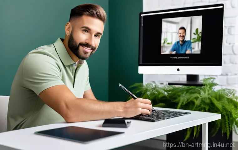 예술가를 위한 재정 관리 - **Prompt:** A female artist in her late 20s, with a warm, thoughtful expression, sitting at a clean,...