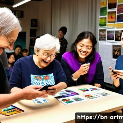 비영리 예술단체 재정 전략 - **Prompt for Community Crowdfunding Success:**
    "A vibrant, diverse group of people, aged from te...