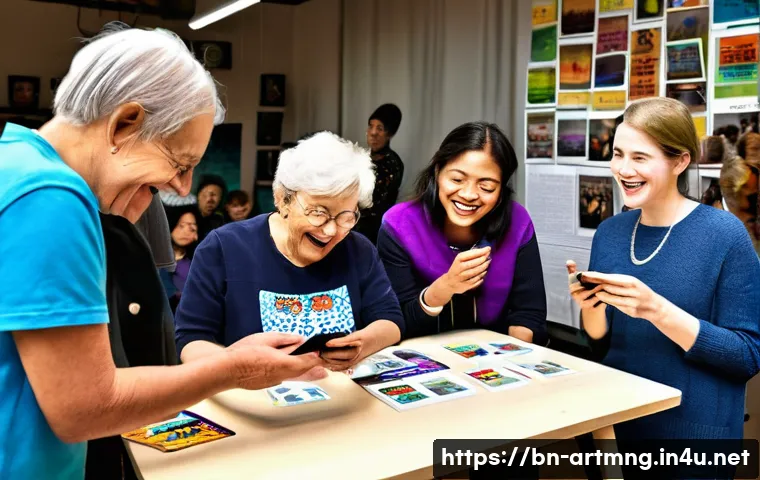 비영리 예술단체 재정 전략 - **Prompt for Community Crowdfunding Success:**
    "A vibrant, diverse group of people, aged from te...