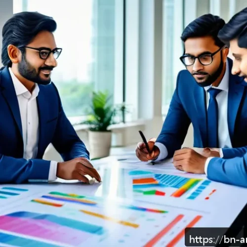 Home 17 예술경영과 크리에이티브 씽킹 - A diverse Bengali business team in a modern office brainstorming innovative ideas together, each mem...